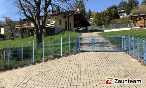 Doppelstabmattentor 2-flüglig wurde in Angermünde von Zaunteam Pasewalk, Pasewalk im Jahr 2023 erstellt.