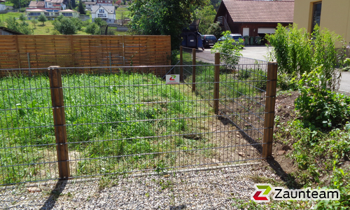 Doppelstab weitere wurde in Kestenholz von Zaunteam Mittelland, Bützberg im Jahr 2016 erstellt.