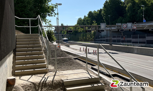 Geländer Stahl diverse wurde in St. Gallen von Zaunteam Appenzellerland, Wasserauen im Jahr 2025 erstellt.