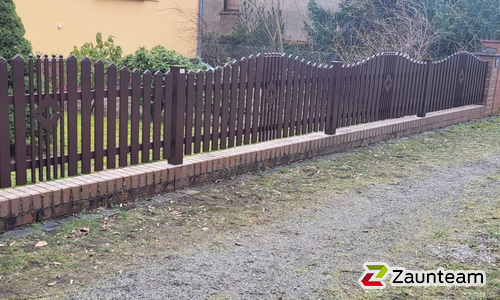 Classic Aluzaun aufgeschraubt wurde in Köthen von Zaunteam Fläming, Coswig im Jahr 2023 erstellt.