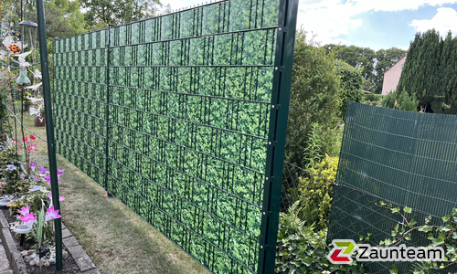 Flechtfix Vario Sichtschutz bedruckt wurde in Pasewalk von Zaunteam Pasewalk, Pasewalk im Jahr 2024 erstellt.