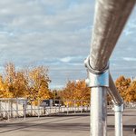 Rohrzaun verzinkt einbetoniert wurde in Dresden von Zaunteam Dresden-Nord, Radebeul im Jahr 2025 erstellt.