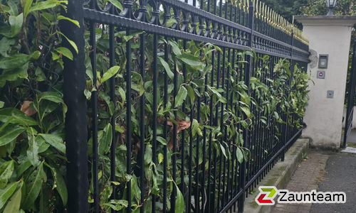 Klassikzaun Hyperion wurde in Cologny von Swissclôture Genève, Bellevue im Jahr 2025 erstellt.