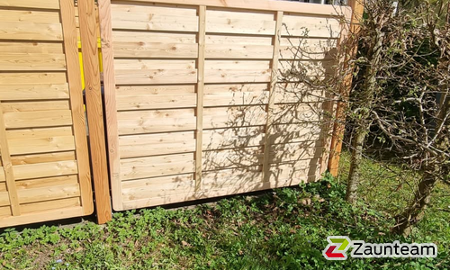 Holz Sichtschutz wurde in Lorch von Zaunteam Fenzhöfe Oberwälden, Oberwälden im Jahr 2026 erstellt.