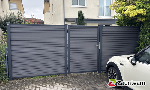 BPC Systemprofil einbetoniert wurde in Bruchköbel-Niederrissigheim von Zaunteam Main-Kinzig, Langenselbold im Jahr 2025 erstellt.