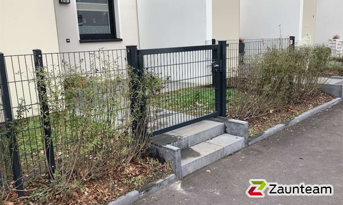 Doppelstabmattentor 1-flüglig wurde in Leipzig von Zaunteam Leipzig, Leipzig im Jahr 2025 erstellt.
