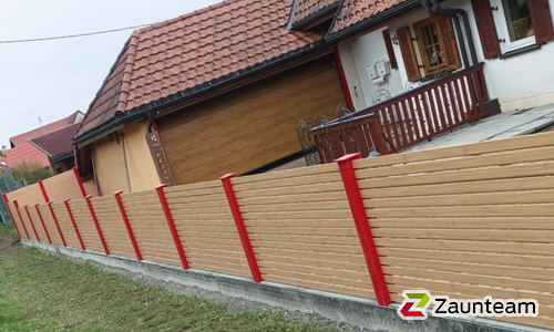 Aluminium Sichtschutz wurde in Ühlingen-Birkendorf von Zaunteam Granacher, Lauchringen im Jahr 2024 erstellt.