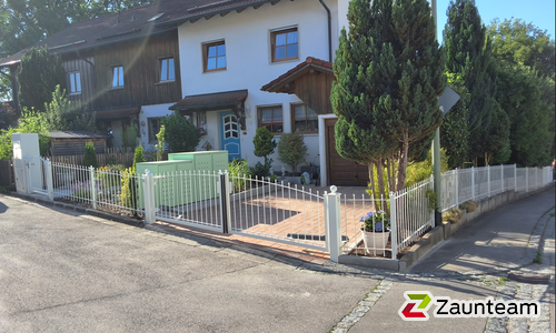 Klassikzaun Ares wurde in Finning von Zaunteam Ammersee, Hofstetten im Jahr 2026 erstellt.