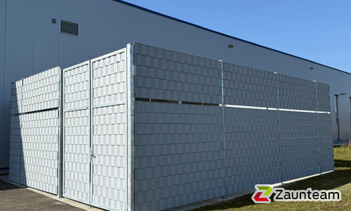 Flechtfix Vario Sichtschutz RAL Standardfarben wurde in Hechingen von Zaunteam Zollernalb, Burladingen-Ringingen im Jahr 2024 erstellt.