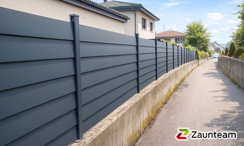 Alu Systemprofil wurde in Götzis von Zaunteam Vorarlberg, Dornbirn im Jahr 2025 erstellt.