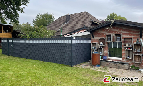 Flechtfix Professional Sichtschutz RAL Standardfarben wurde in Gescher von Zaunteam Münsterland, Havixbeck im Jahr 2022 erstellt.