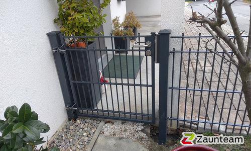 Klassikzauntor 1-flüglig wurde in Götzis von Zaunteam Vorarlberg, Dornbirn im Jahr 2025 erstellt.