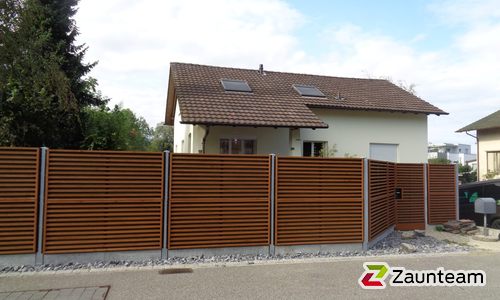 Schallschutzzaun Noistop Wood wurde in Subingen von Zaunteam Mittelland GmbH, Bützberg im Jahr 2018 erstellt.