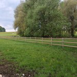 Halbrundlattenzaun mit Robinienpfosten roh, Zaunteam Ammersee, Hofstetten, 86934 Ludenhausen Halbrundlattenzaun mit Robinienpfosten roh wurde in Ludenhausen von Zaunteam Ammersee, Hofstetten im Jahr 2025 erstellt.