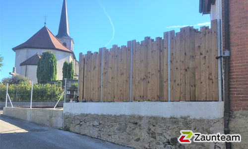Holzzäune weitere wurde in Aumont von Swissclôture Nord Vaudois, Pomy im Jahr 2022 erstellt.