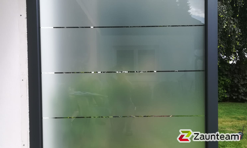 Glas Sichtschutz wurde in Marktoberdorf von Zaunteam Allgäu, Bad Hindelang - Unterjoch im Jahr 2021 erstellt.