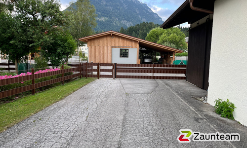 Flechtfix Vario Sichtschutz RAL Standardfarben wurde in Reutte von Zaunteam Allgäu, Bad Hindelang - Unterjoch im Jahr 2023 erstellt.