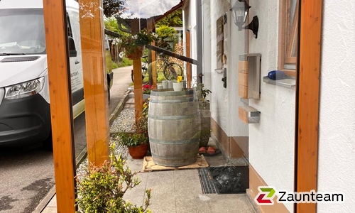 Glas Sichtschutz wurde in Sonthofen von Zaunteam Allgäu, Bad Hindelang - Unterjoch im Jahr 2024 erstellt.