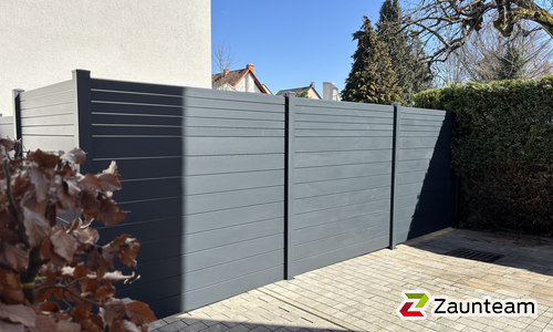 Alu Systemprofil wurde in Hanau - Steinheim von Zaunteam Main-Kinzig, Langenselbold im Jahr 2025 erstellt.