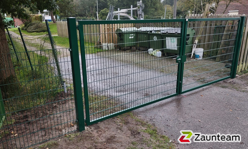 Doppelstabmattentor 2-flüglig wurde in Bockhorn von Zaunteam Friesische-Wehde, Zetel im Jahr 2023 erstellt.