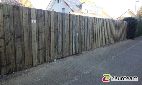 Holz Sichtschutz Spiez wurde in Wutöschingen von Zaunteam Granacher, Lauchringen im Jahr 2016 erstellt.