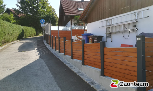 Alu Systemprofil diverse wurde in Lindenberg von Zaunteam Allgäu, Bad Hindelang - Unterjoch im Jahr 2021 erstellt.