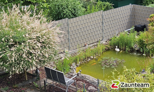 Flechtfix Vario Sichtschutz RAL Standardfarben wurde in Waldshut-Tiengen von Zaunteam Granacher, Lauchringen im Jahr 2026 erstellt.
