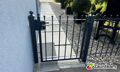 Klassikzauntor 1-flüglig wurde in Dornbirn von Zaunteam Vorarlberg, Dornbirn im Jahr 2025 erstellt.