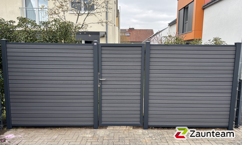 BPC Systemprofil einbetoniert wurde in Bruchköbel-Niederrissigheim von Zaunteam Main-Kinzig, Langenselbold im Jahr 2025 erstellt.