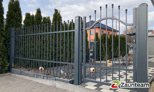 Klassikzauntor 1-flüglig wurde in Meuselwitz von Zaunteam Ostthüringen, Meuselwitz im Jahr 2023 erstellt.