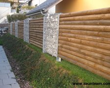 Holz Sichtschutz wurde in Beringen von Zaunteam Neftenbach, Neftenbach im Jahr 2012 erstellt.