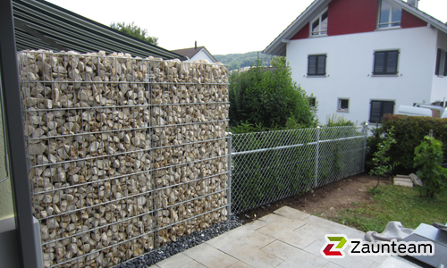 Gabionen ohne Pfosten wurde in Felben von Zaunteam Thurgau AG, Felben im Jahr 2014 erstellt.