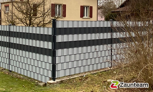 Flechtfix Vario Sichtschutz RAL Standardfarben wurde in Dottikon von Zaunteam Aargau, Egliswil im Jahr 2025 erstellt.