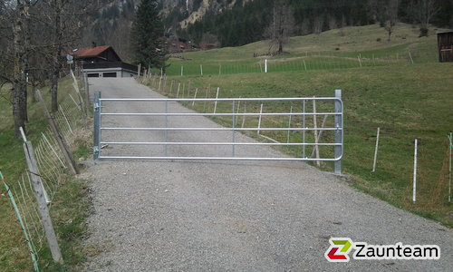Weidetor ausziehbar wurde in Hinterstein von Zaunteam Allgäu, Bad Hindelang - Unterjoch im Jahr 2014 erstellt.