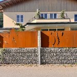 Cortenstahl Sichtschutz wurde in Immenstadt von Zaunteam Allgäu, Bad Hindelang - Unterjoch im Jahr 2024 erstellt.