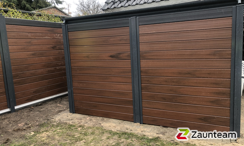 WPC-Lärmschutz wurde in Torgelow von Zaunteam Pasewalk, Pasewalk im Jahr 2025 erstellt.