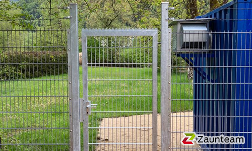 Doppelstabmattentor 1-flüglig wurde in Immenstadt von Zaunteam Allgäu, Bad Hindelang - Unterjoch im Jahr 2023 erstellt.