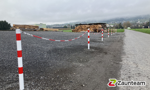 Absperrpfosten wurde in Mauren von Zaunteam Heidiland, Bad Ragaz im Jahr 2024 erstellt.