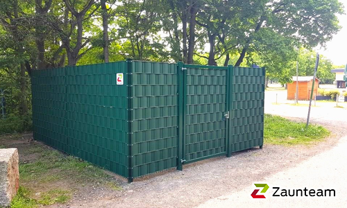 Flechtfix Vario Sichtschutz RAL Standardfarben wurde in Leipzig von Zaunteam Leipzig, Leipzig im Jahr 2024 erstellt.