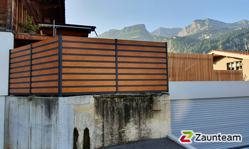 Alu Systemprofil wurde in Brienz von Zaunteam Berner Oberland, Ringgenberg im Jahr 2021 erstellt.