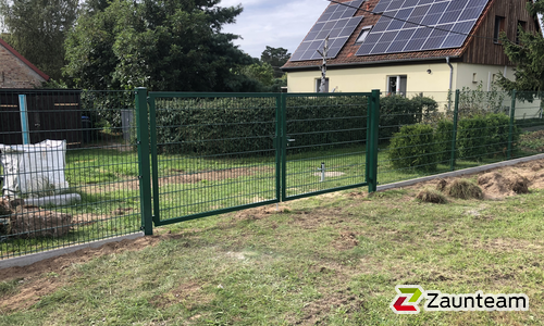 Doppelstabmattentor 2-flüglig wurde in Peterswalde von Zaunteam Pasewalk, Pasewalk im Jahr 2025 erstellt.