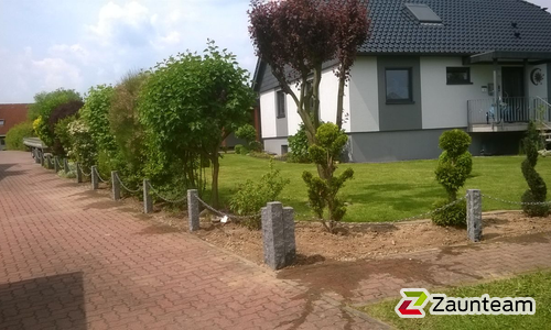 Absperrkette wurde in Elze von Zaunteam Weser-Leine, Salzhemmendorf im Jahr 2017 erstellt.