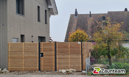 Schallschutz Diverse wurde in Aesch von Zaunteam Neftenbach, Neftenbach im Jahr 2025 erstellt.